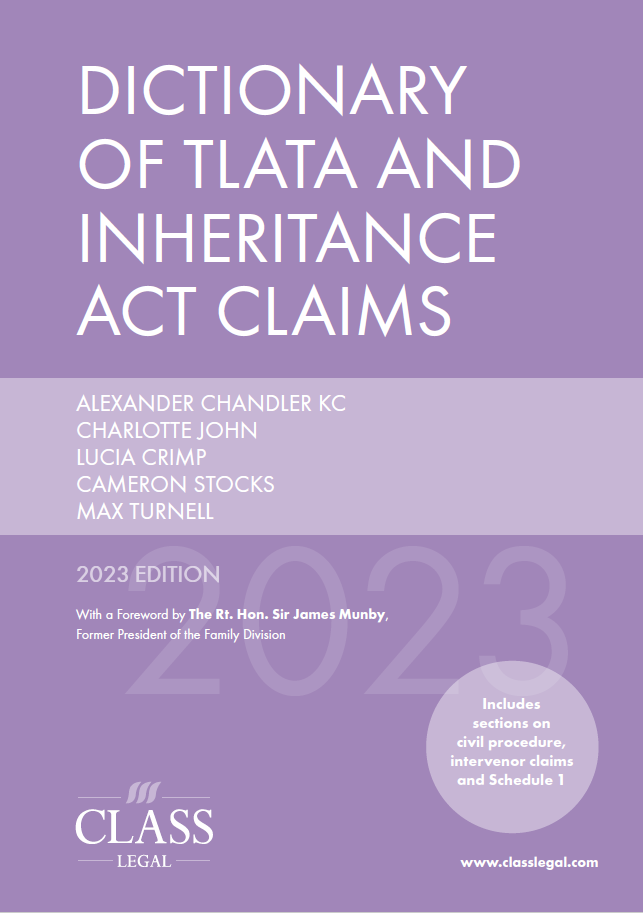 Book Review: Dictionary of TLATA and Inheritance Act Claims
