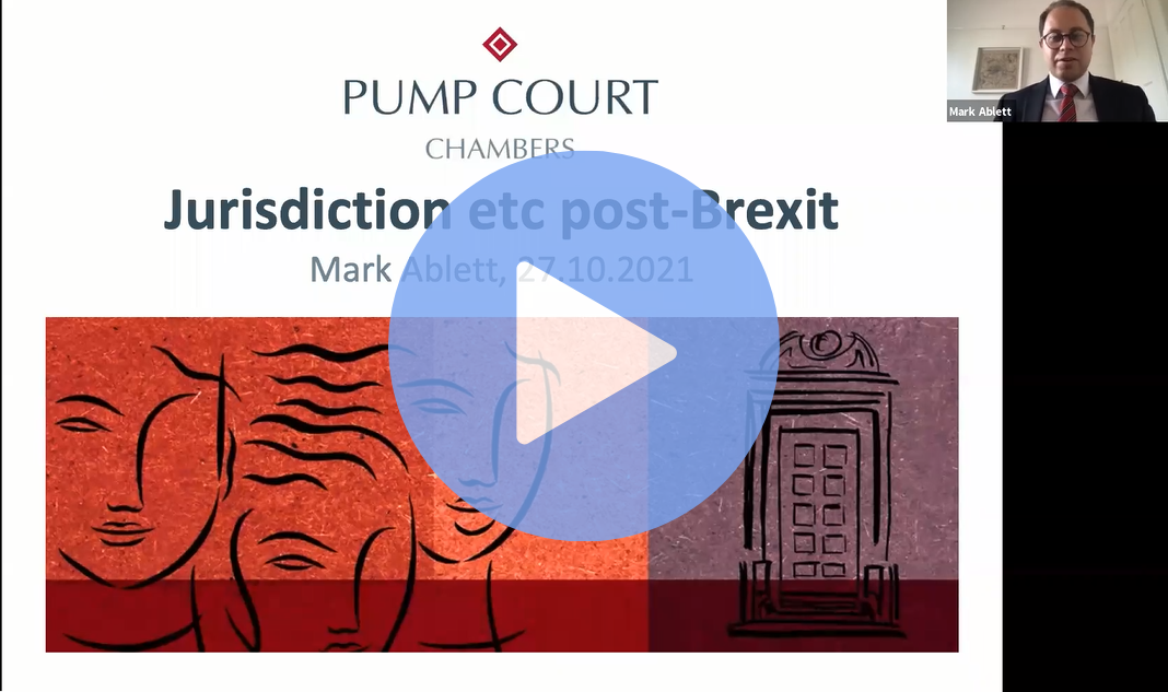 Jurisdiction in Practice Post-Brexit