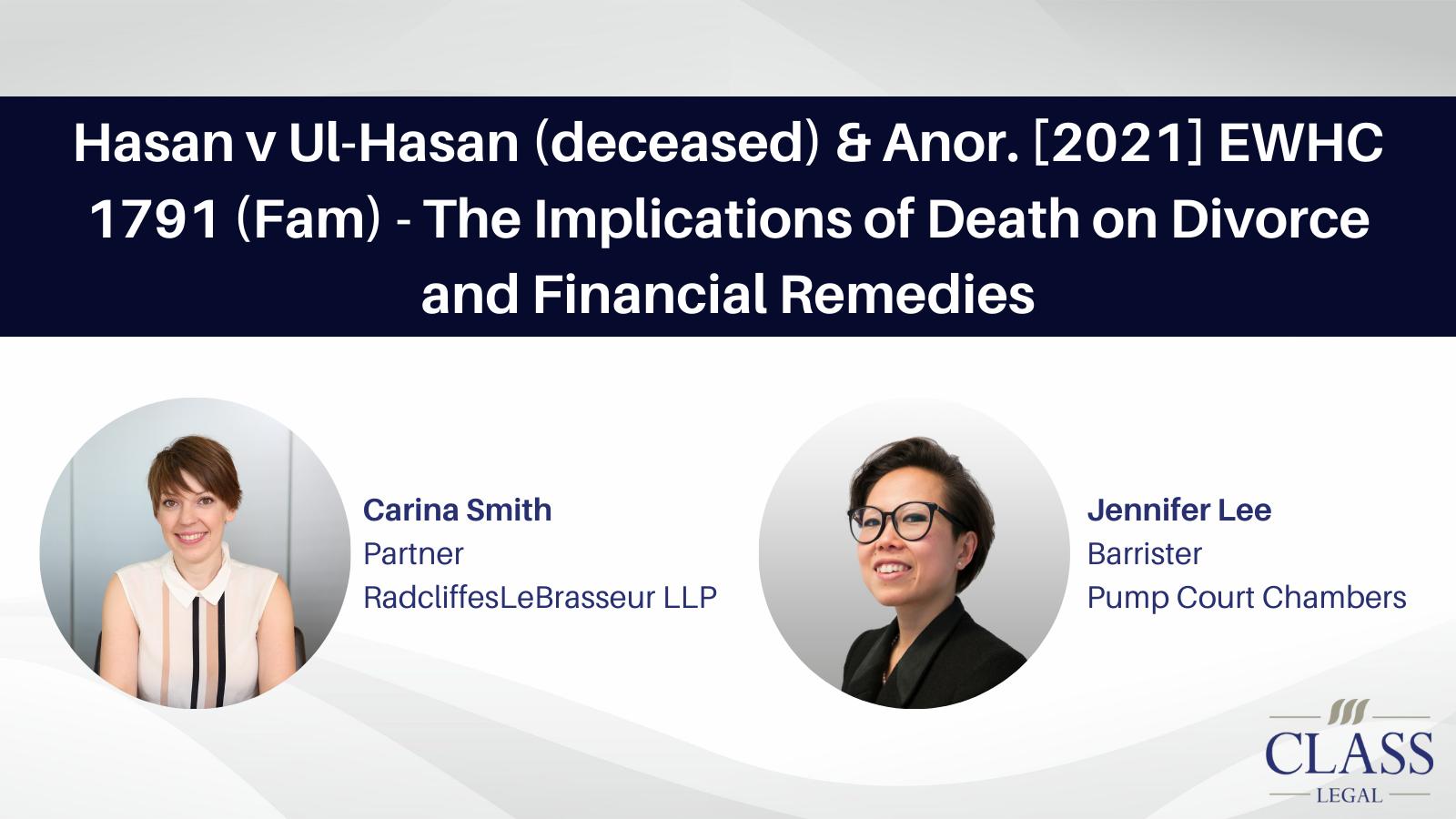 The Implications of Death on Divorce and Financial Remedies