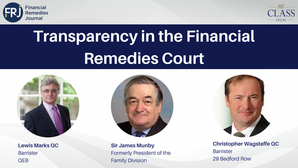 Transparency in the Financial Remedies Court