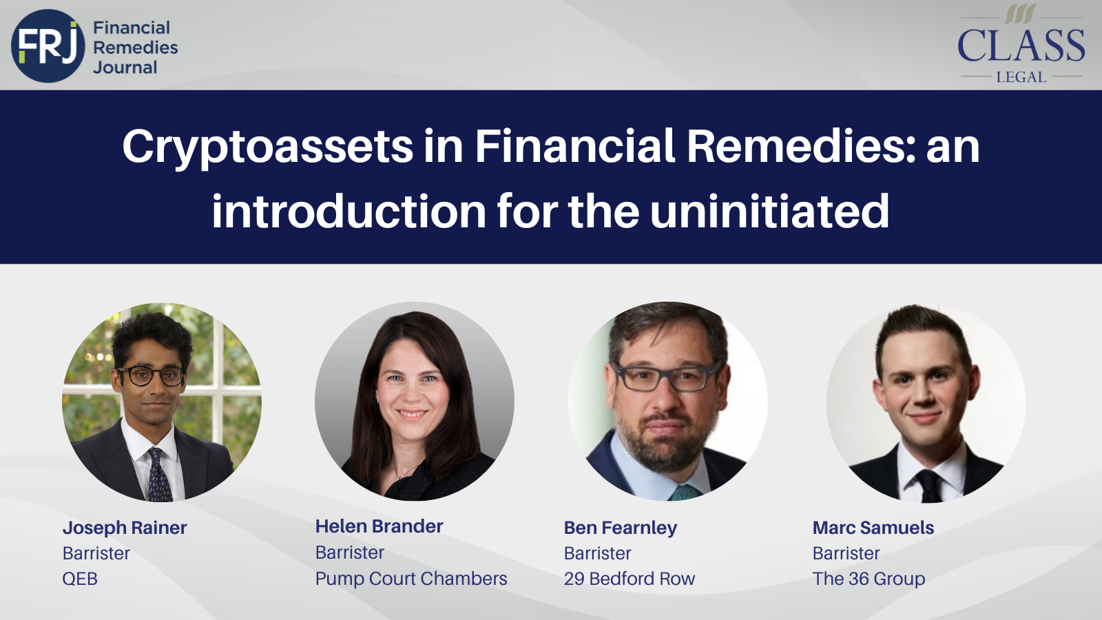 Watch | Cryptoassets in Financial Remedies: an introduction for the uninitiated