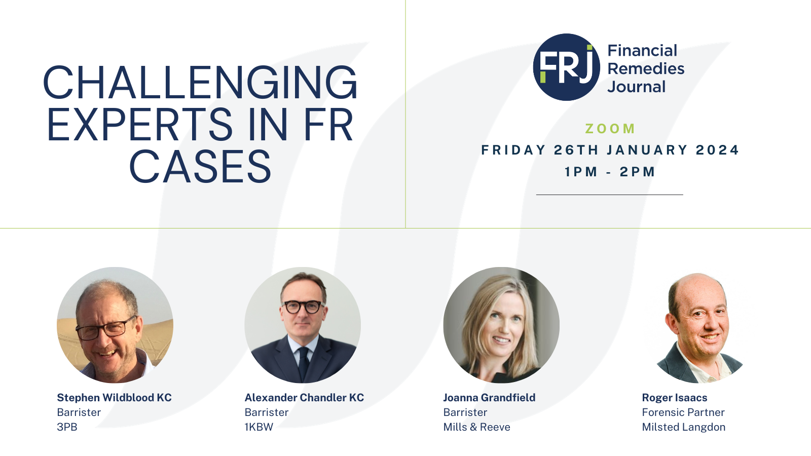 Watch | Challenging Experts in FR Cases